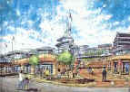 1996 concept drawing - Stage 1 Lottery Sports Fund bid