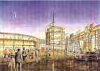 Architectural Perspective - Public Square