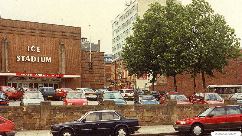 The original Ice Stadium Building